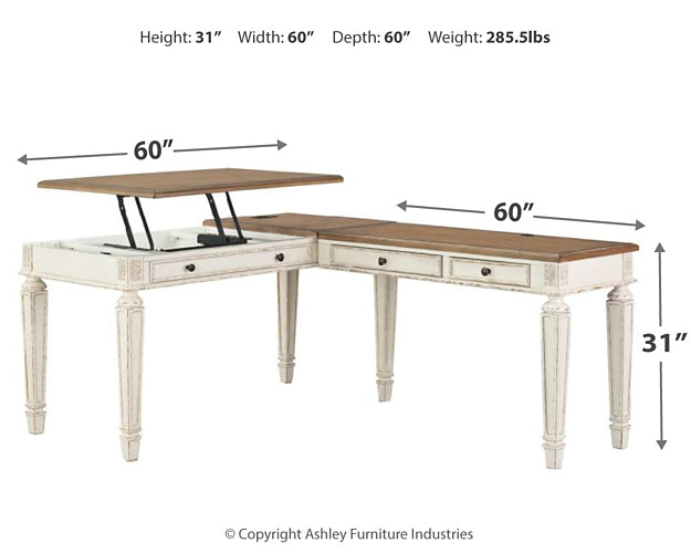 Realyn 2-Piece Home Office Desk