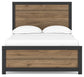 Vertani Full Panel Bed with Mirrored Dresser, Chest and 2 Nightstands