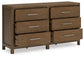 Cabalynn California King Panel Bed with Dresser