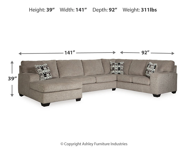 Ballinasloe 3-Piece Sectional with Chaise