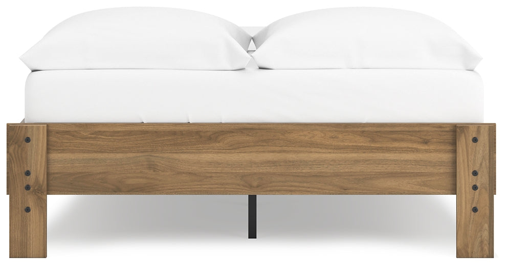 Deanlow Full Platform Bed with Dresser, Chest and Nightstand