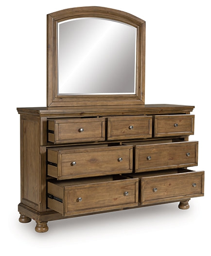 Feddinger Dresser and Mirror