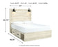 Cambeck  Panel Bed With 2 Storage Drawers