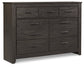 Brinxton King Panel Bed with Dresser